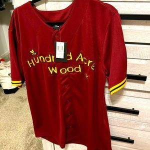 Winnie the Pooh Hundred Acres Wood baseball jersey